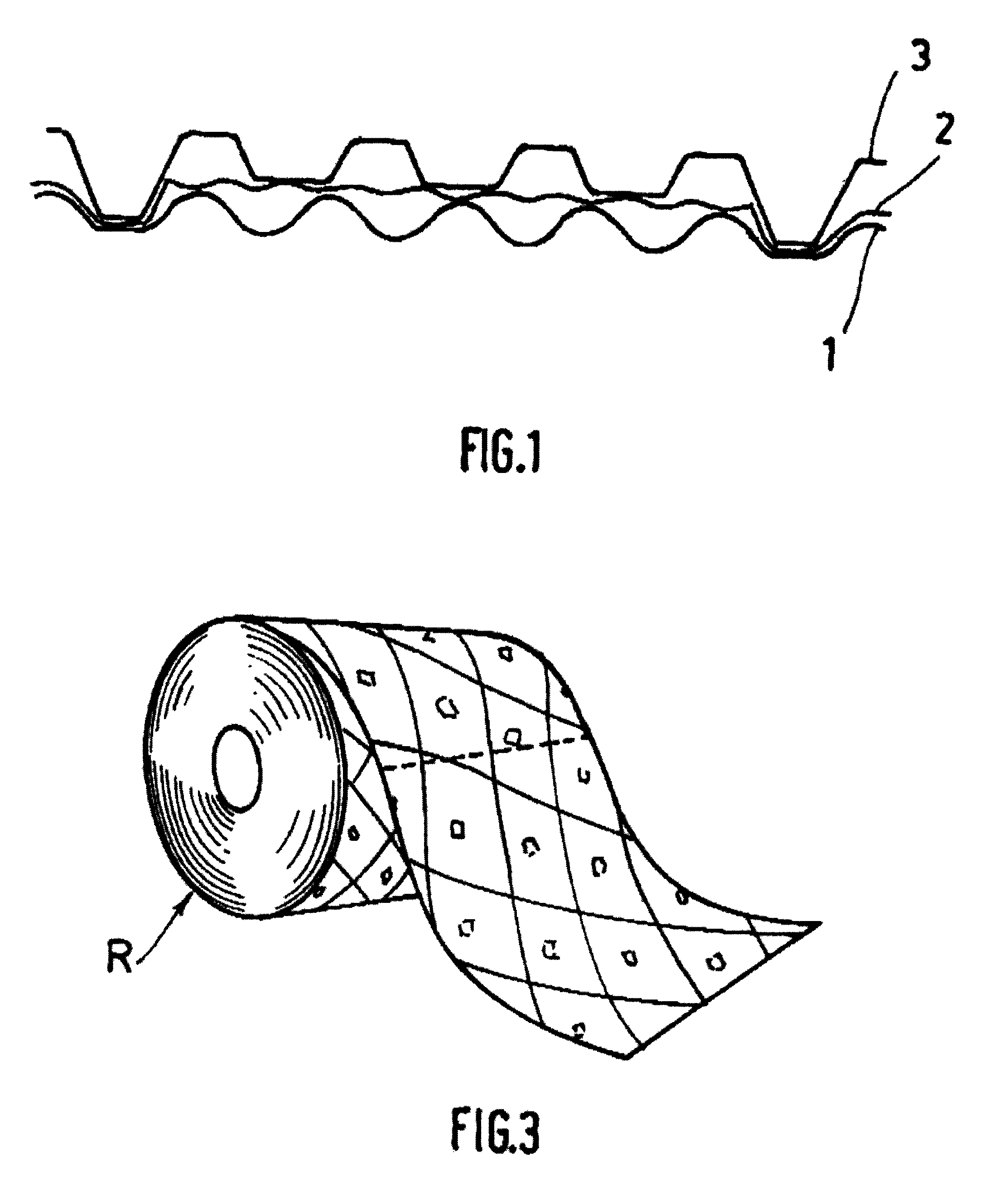 Multi-ply disintegratable absorbent sheet, associated roll and associated manufacturing process