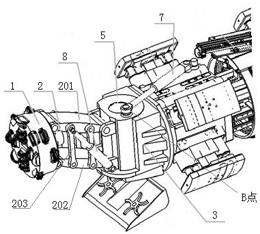 A Control Calculation Method for the Propulsion System of Flexible Boom Tunneling Machine