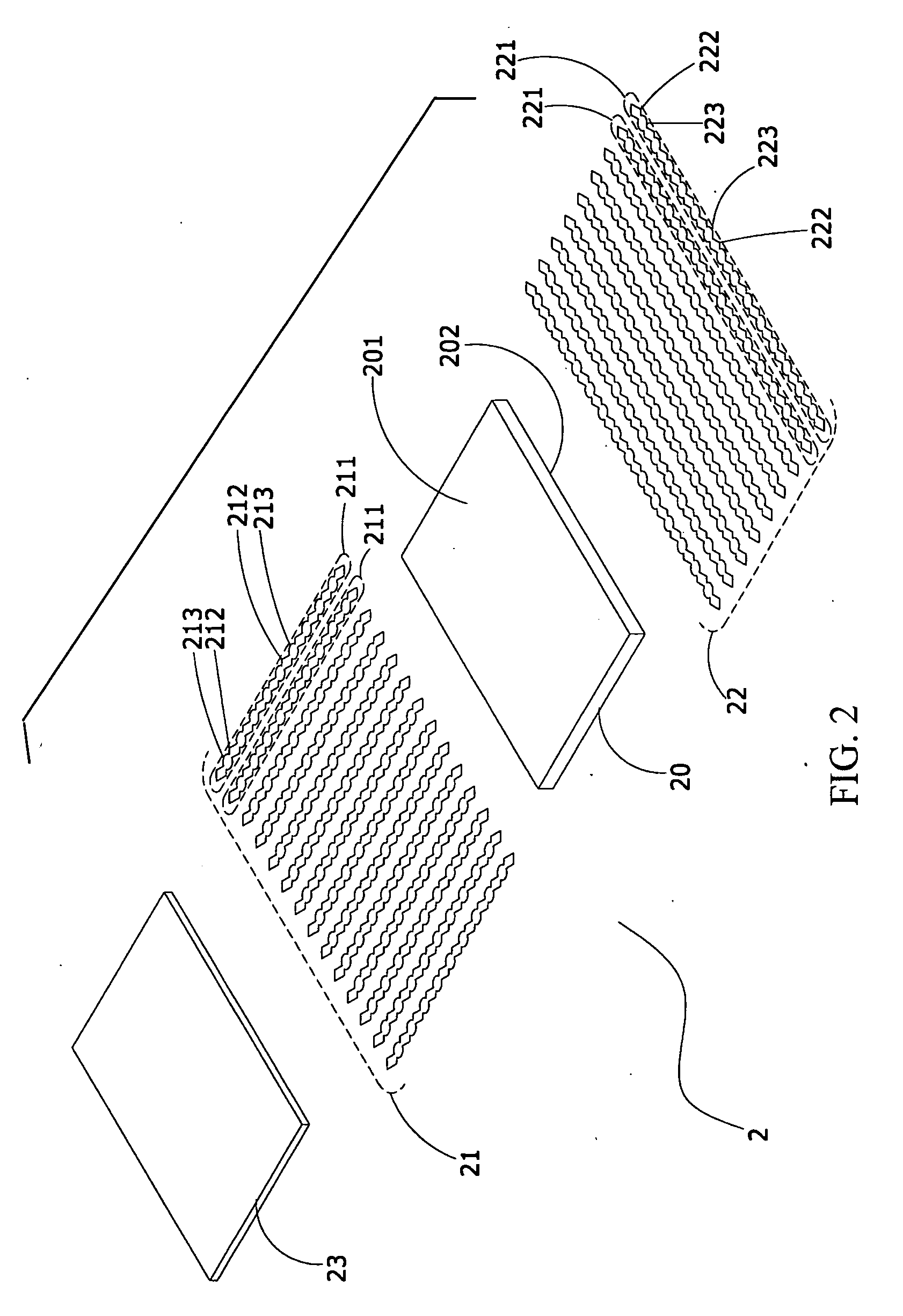 Structural improvement to touch panel