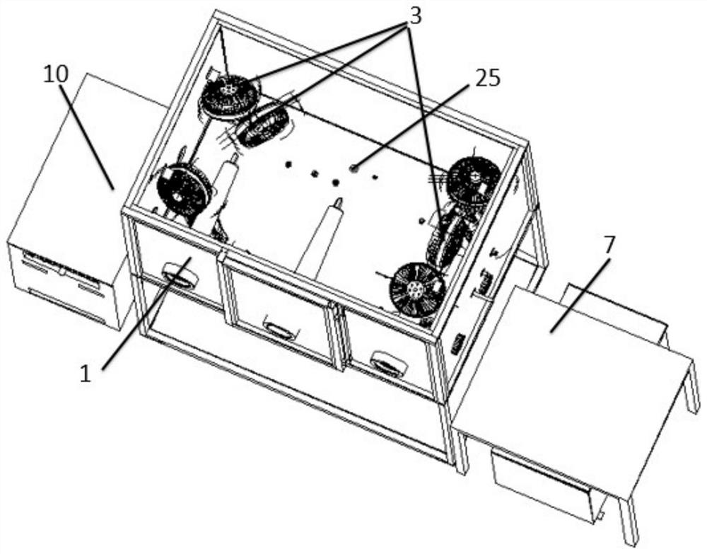 Calibration bin, calibration system and method for sampling physical efficiency of air microorganism sampler