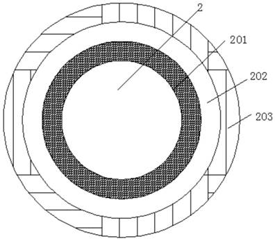 A kind of flexible shielding easy-peeling cable