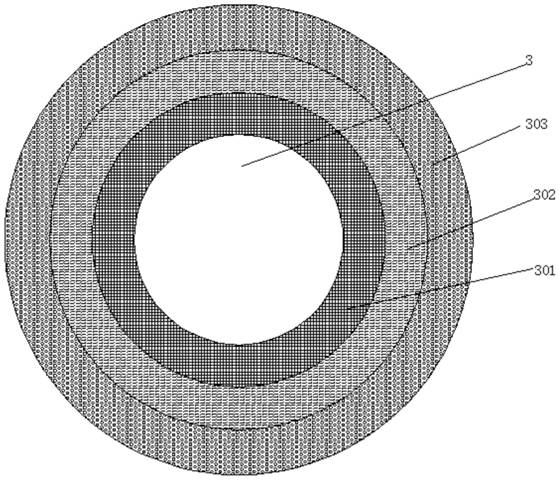 A kind of flexible shielding easy-peeling cable