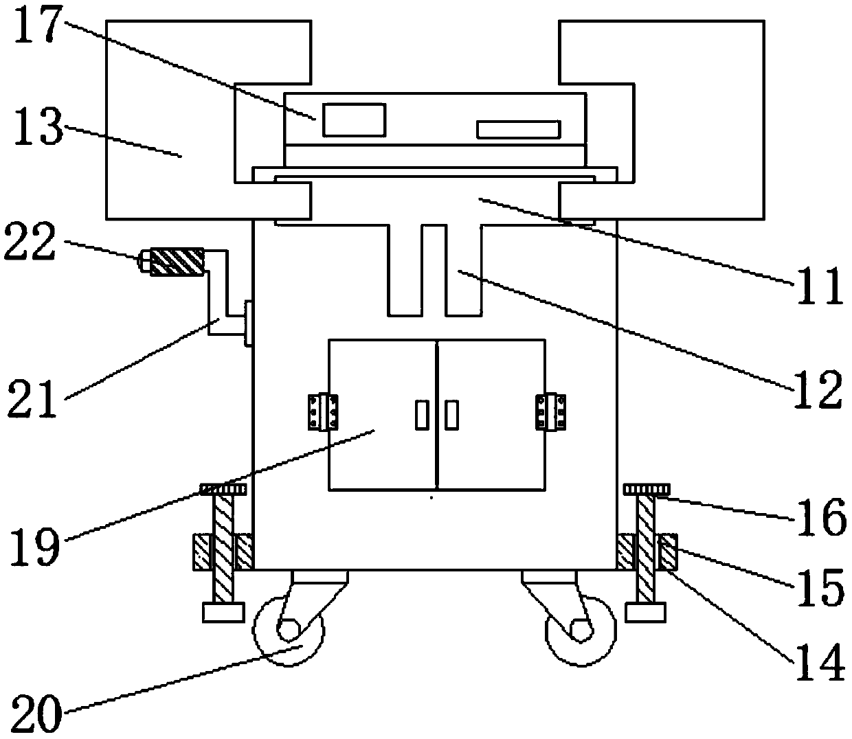 Multimedia teaching control panel