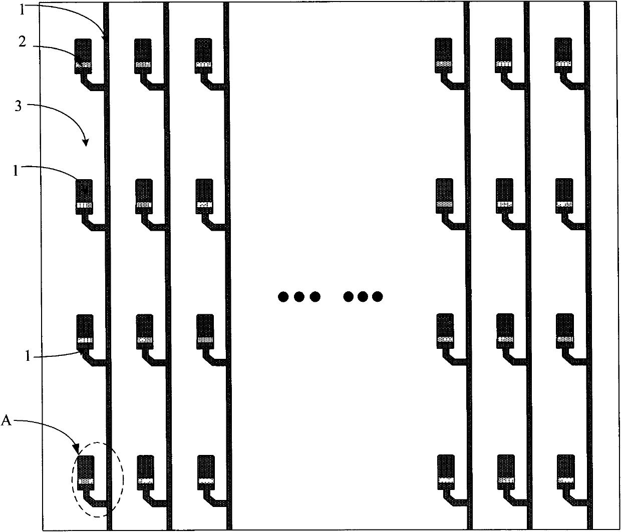 TFT-LCD array substrate and double-tuned mask board for manufacturing array substrate