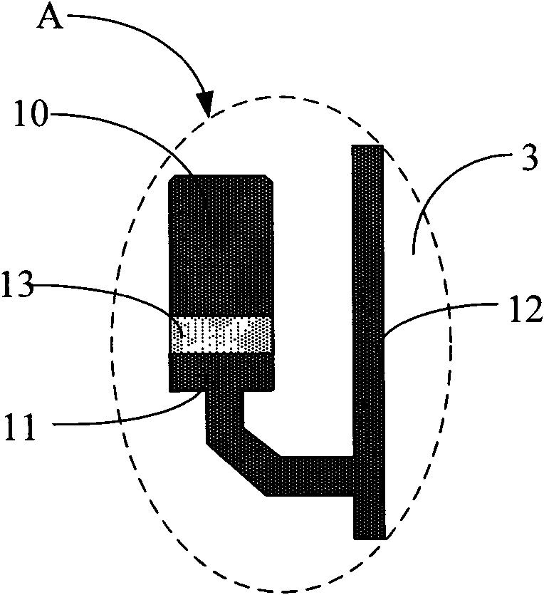 TFT-LCD array substrate and double-tuned mask board for manufacturing array substrate