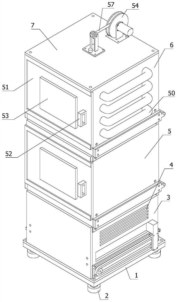 Two-box type high-low temperature impact test device