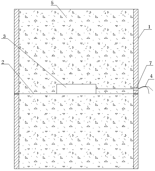 Manufacturing method of rock-soil pressure sensor inclusion