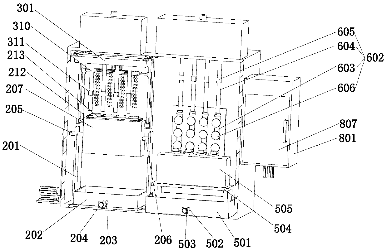 Automatic cleaning technology for biopharmacy test tubes