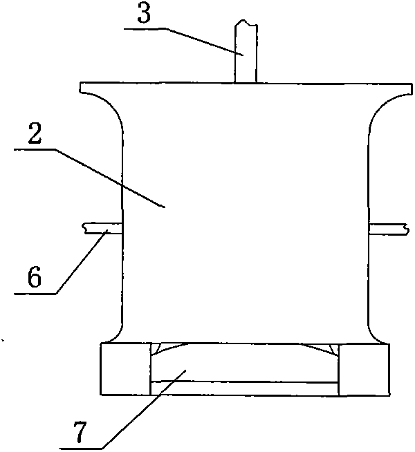 Agitating tank for ore dressing