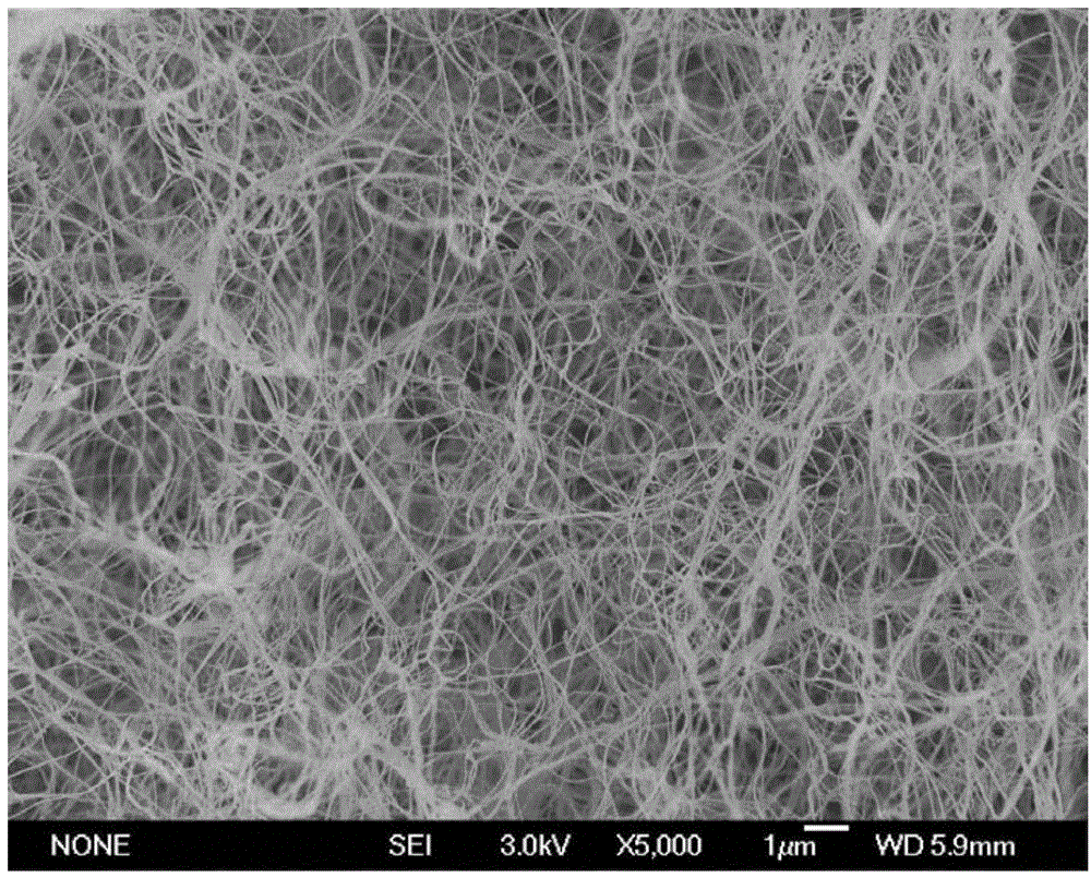 Molecular sieve nanotube aerogel and preparation method thereof