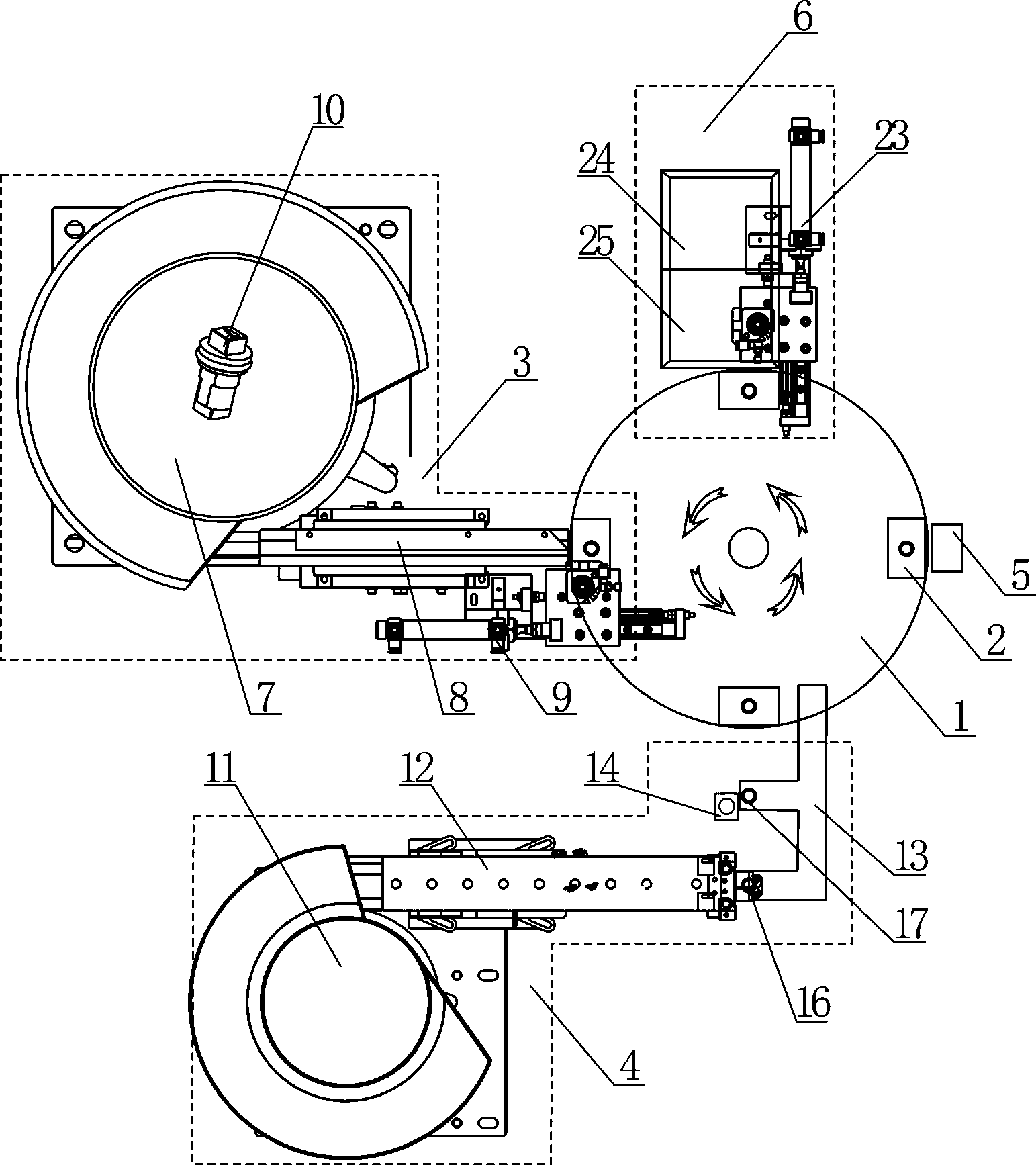 Automatic sealing ring assembling equipment