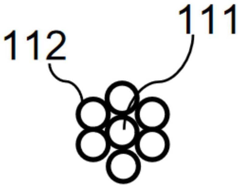 Composite core, steel wire rope and manufacturing method of steel wire rope