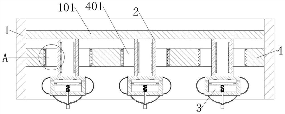 Anti-falling type water conservancy interception device