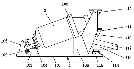 Building concrete stirring tank capable of achieving sufficient stirring