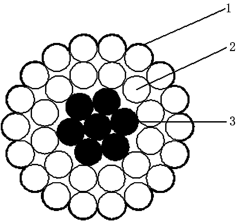 Preparation method of energy-saving overhead wire