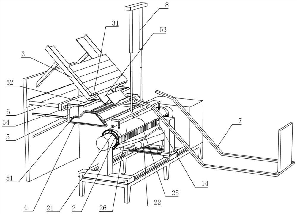 Dust collection woodworking machine tool capable of automatically changing materials