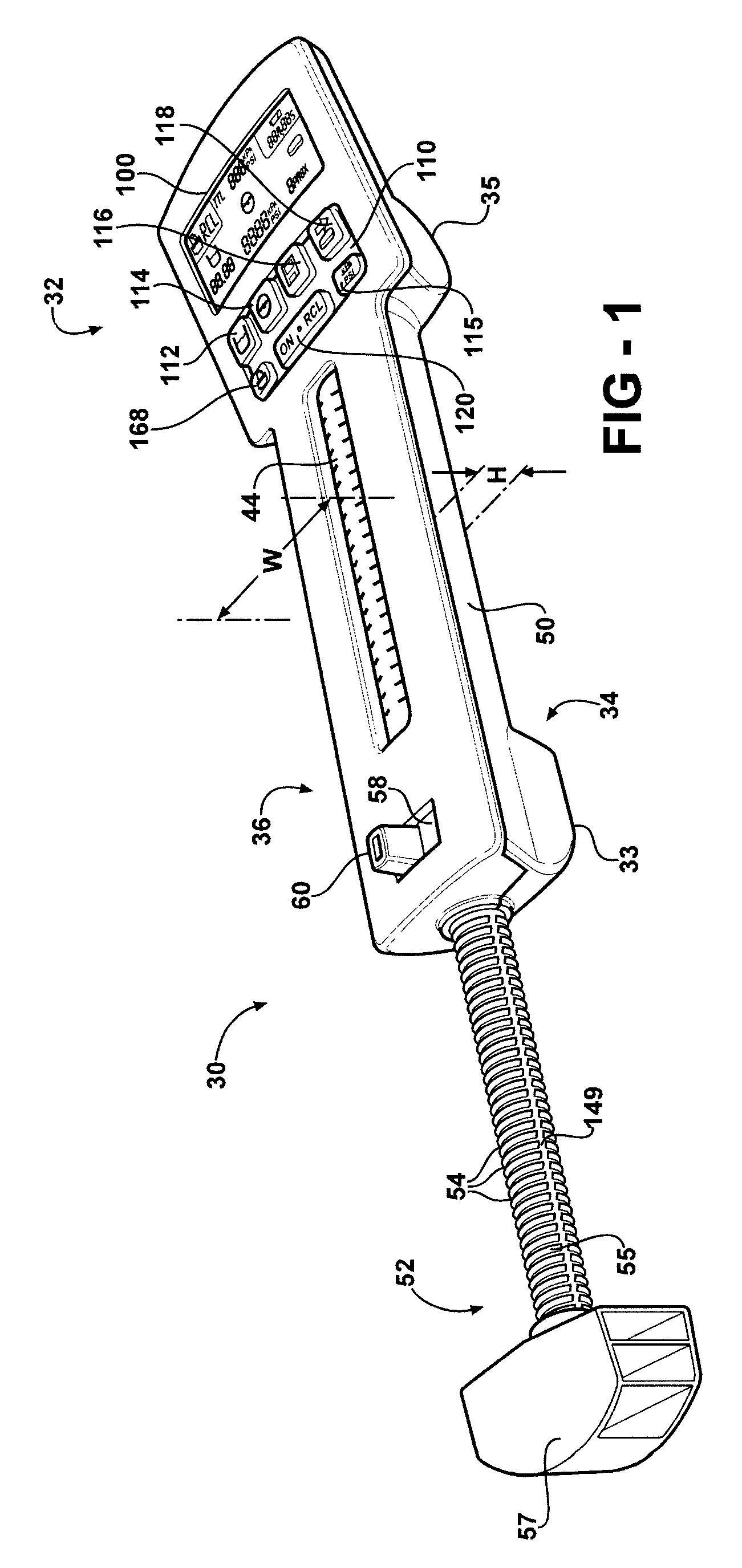 Hand-held fluid delivery device with sensors to determine fluid pressure and volume of fluid delivered to intervertebral discs during discography