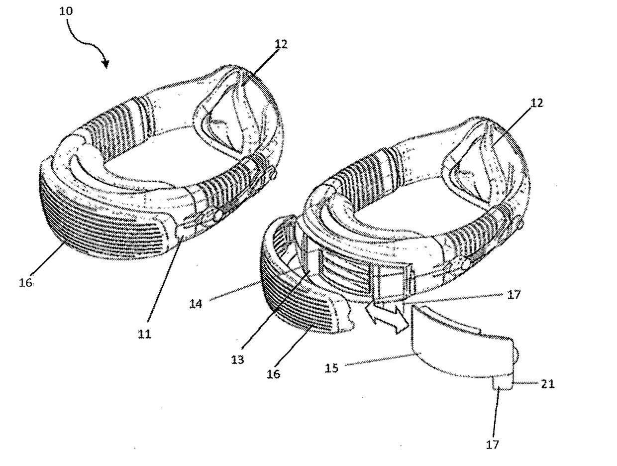 Filter assembly for a breathing apparatus