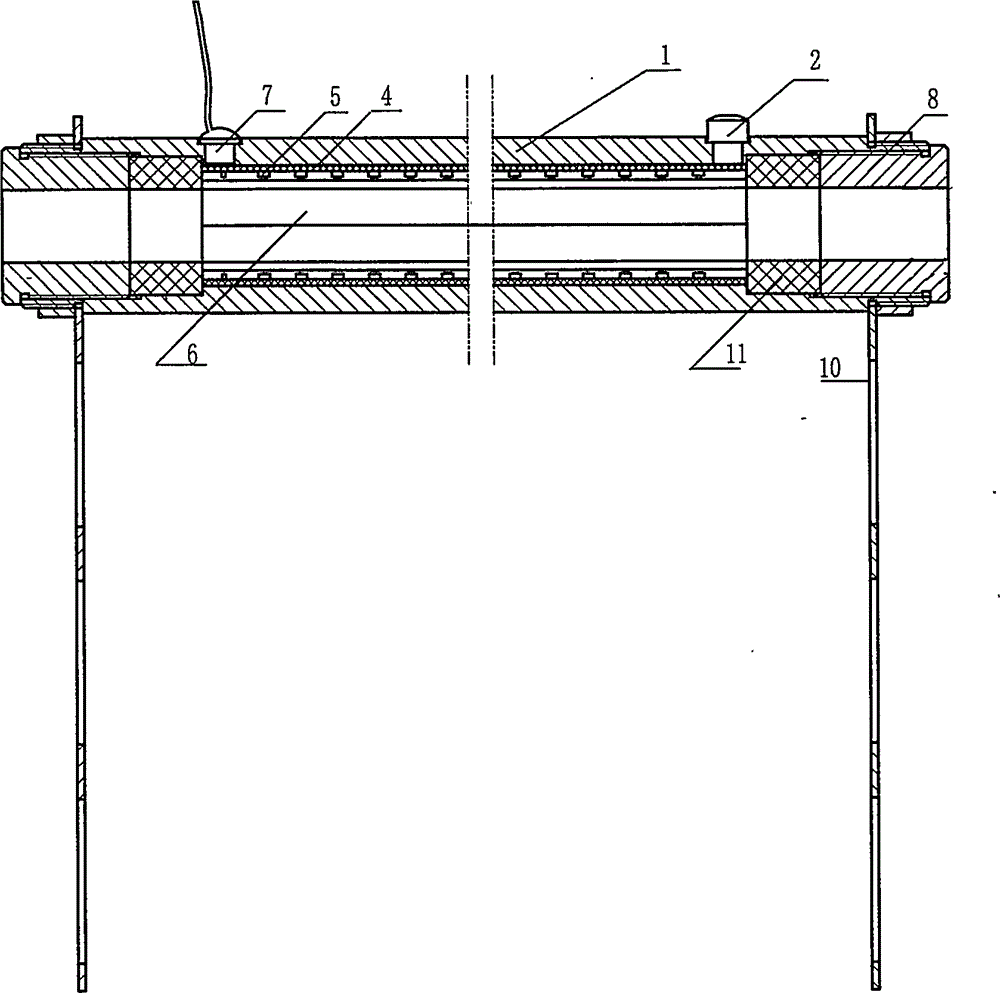 LED deep ultra-violet light water purification treating device