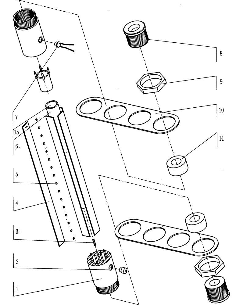 LED deep ultra-violet light water purification treating device