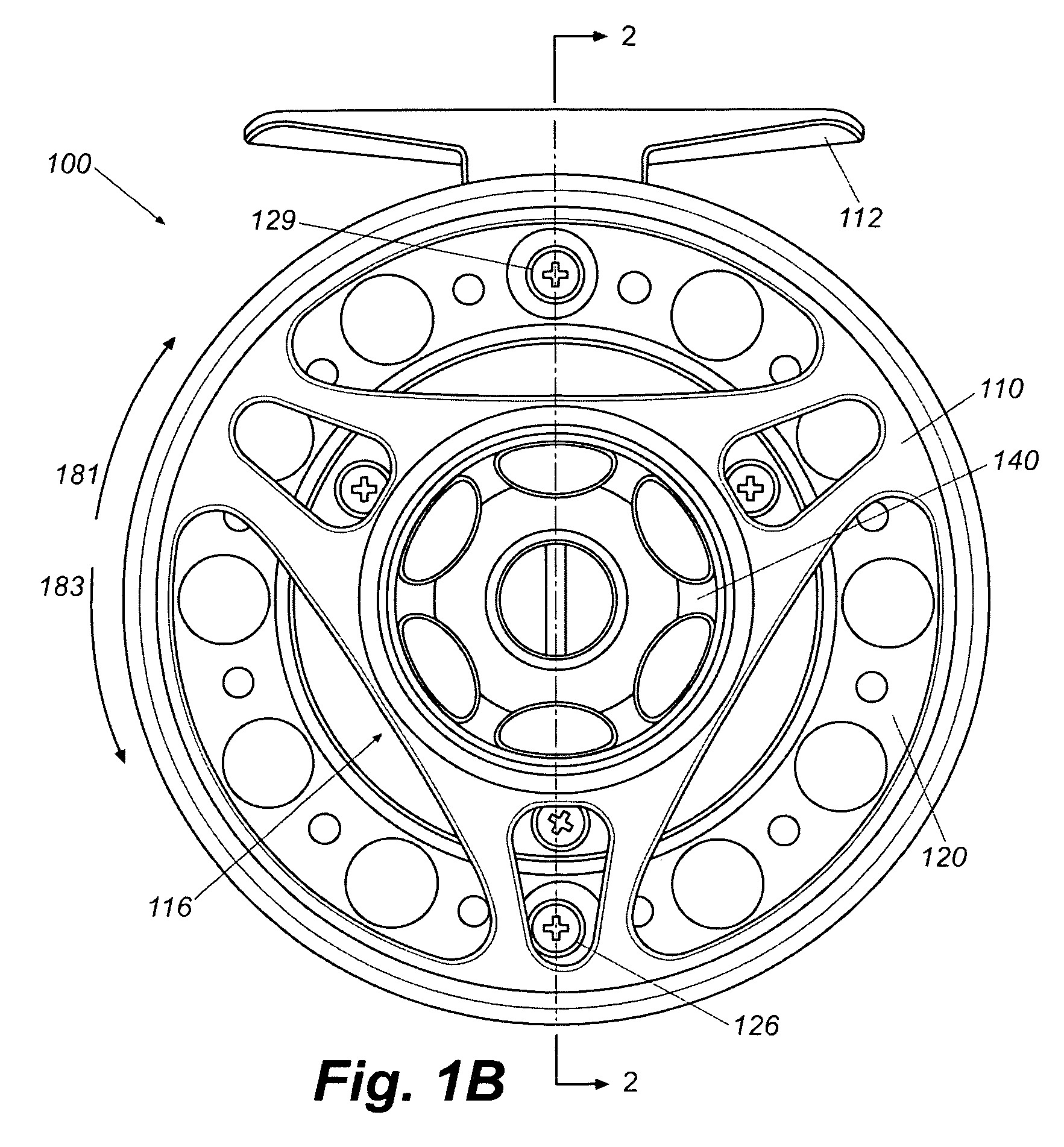 Fly reel drag mechanism