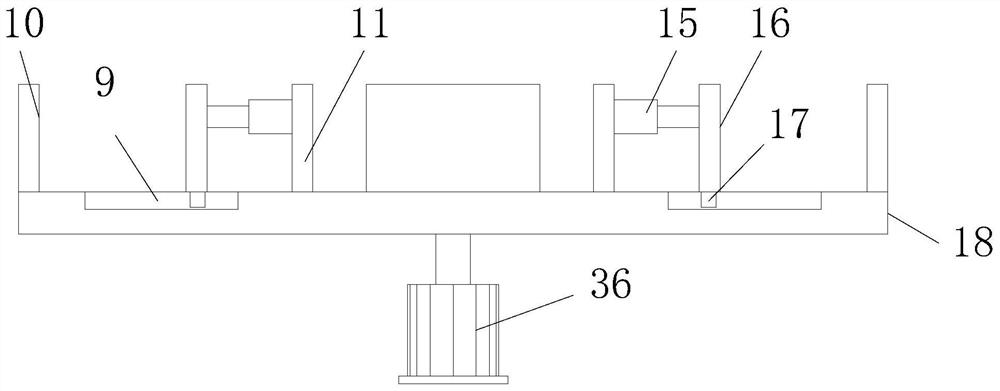 Drilling device for machining fan shell