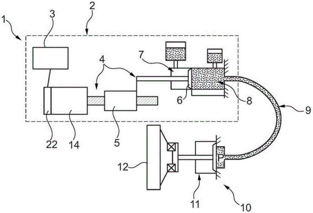 A method for local heating of a viscous elastic component of a hydrostatic actuator of a vehicle and a hydrostatic clutch actuator