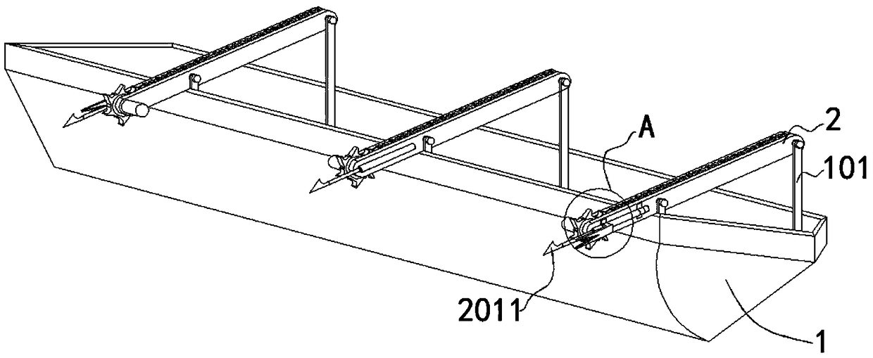 Device for harvesting artificially cultured kelp