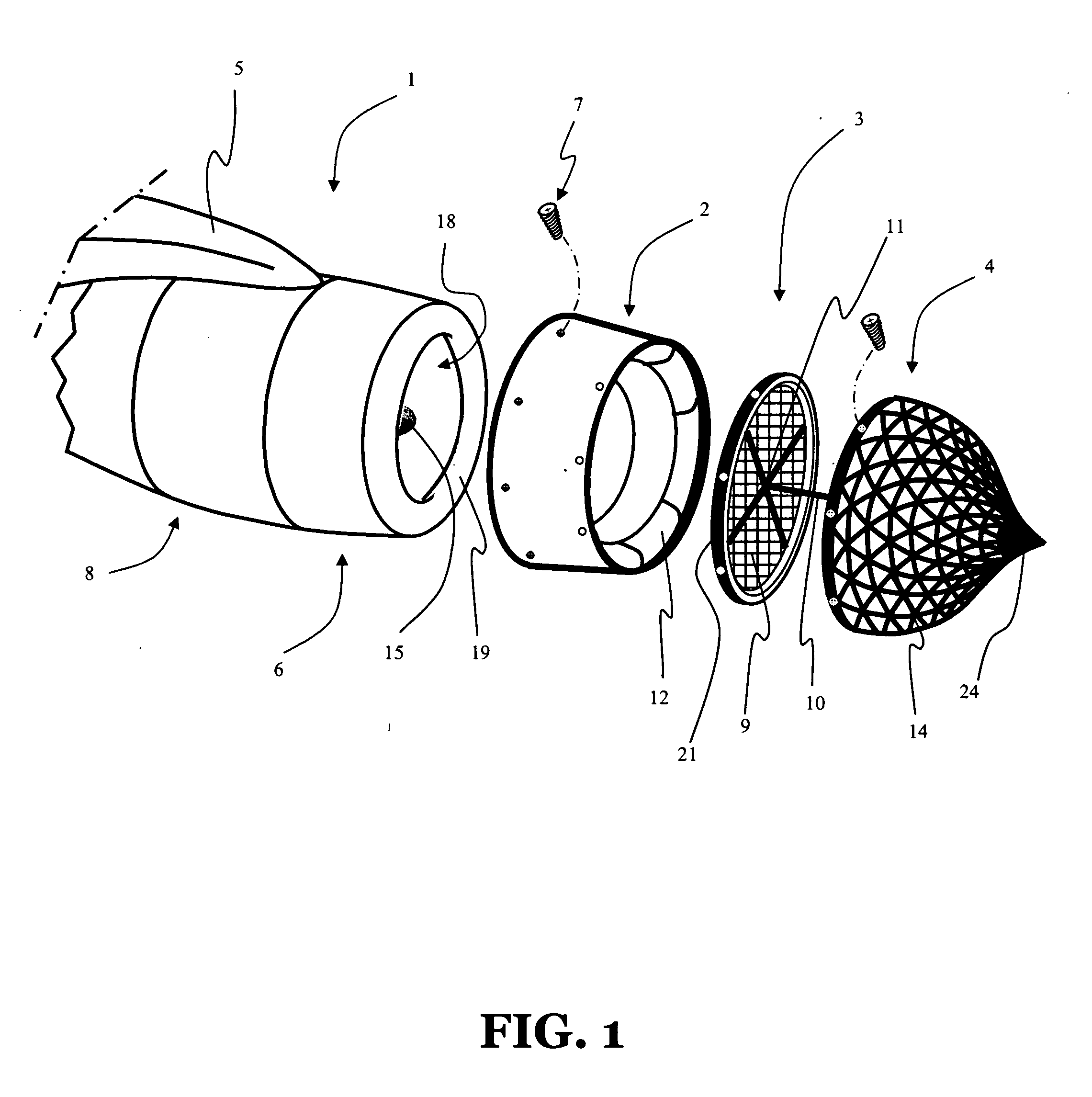 Jet engine air intake guard