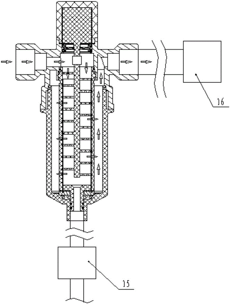 Prefilter with self-cleaning function and cleaning device of prefilter