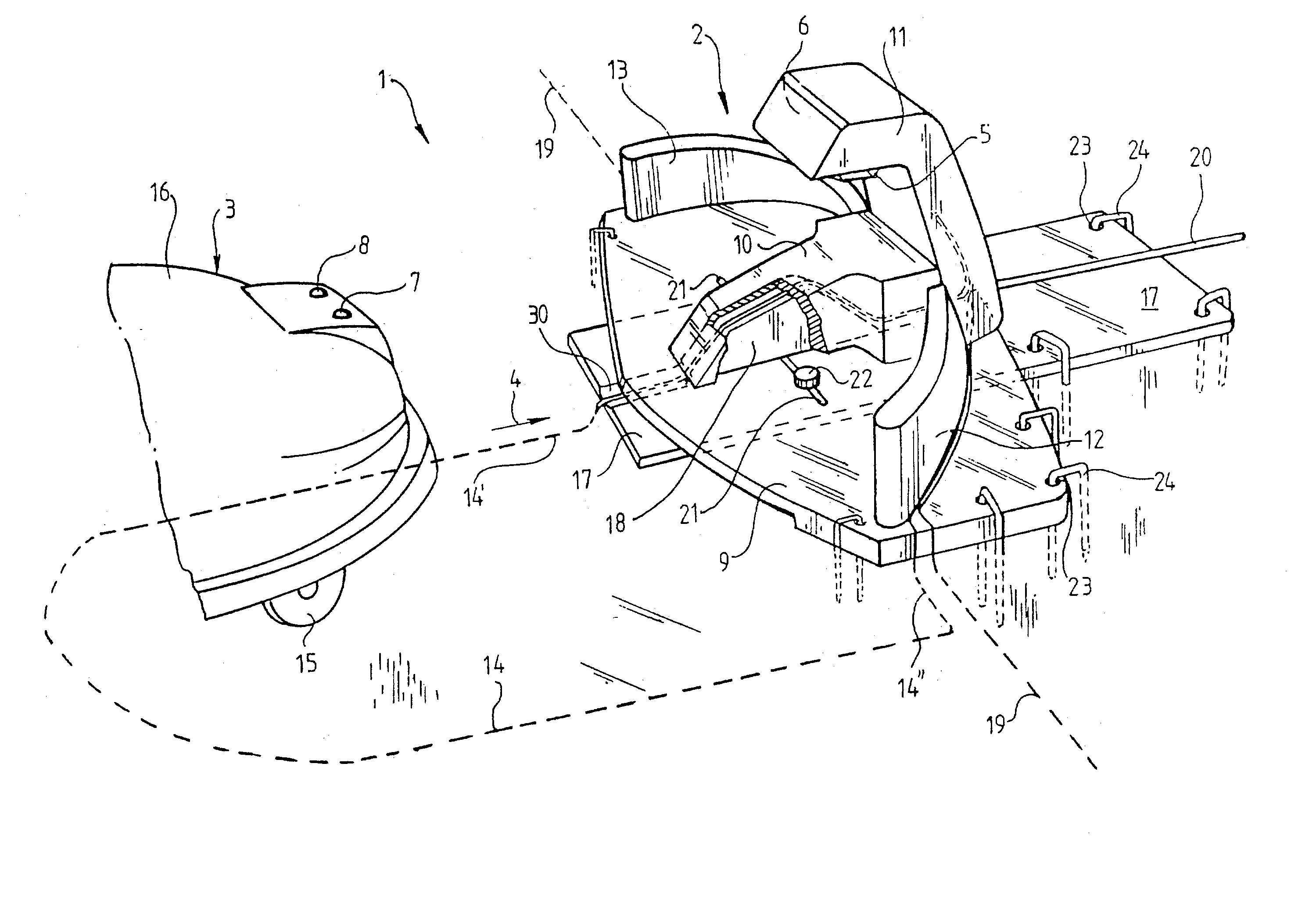 Docking system for a self-propelled working tool