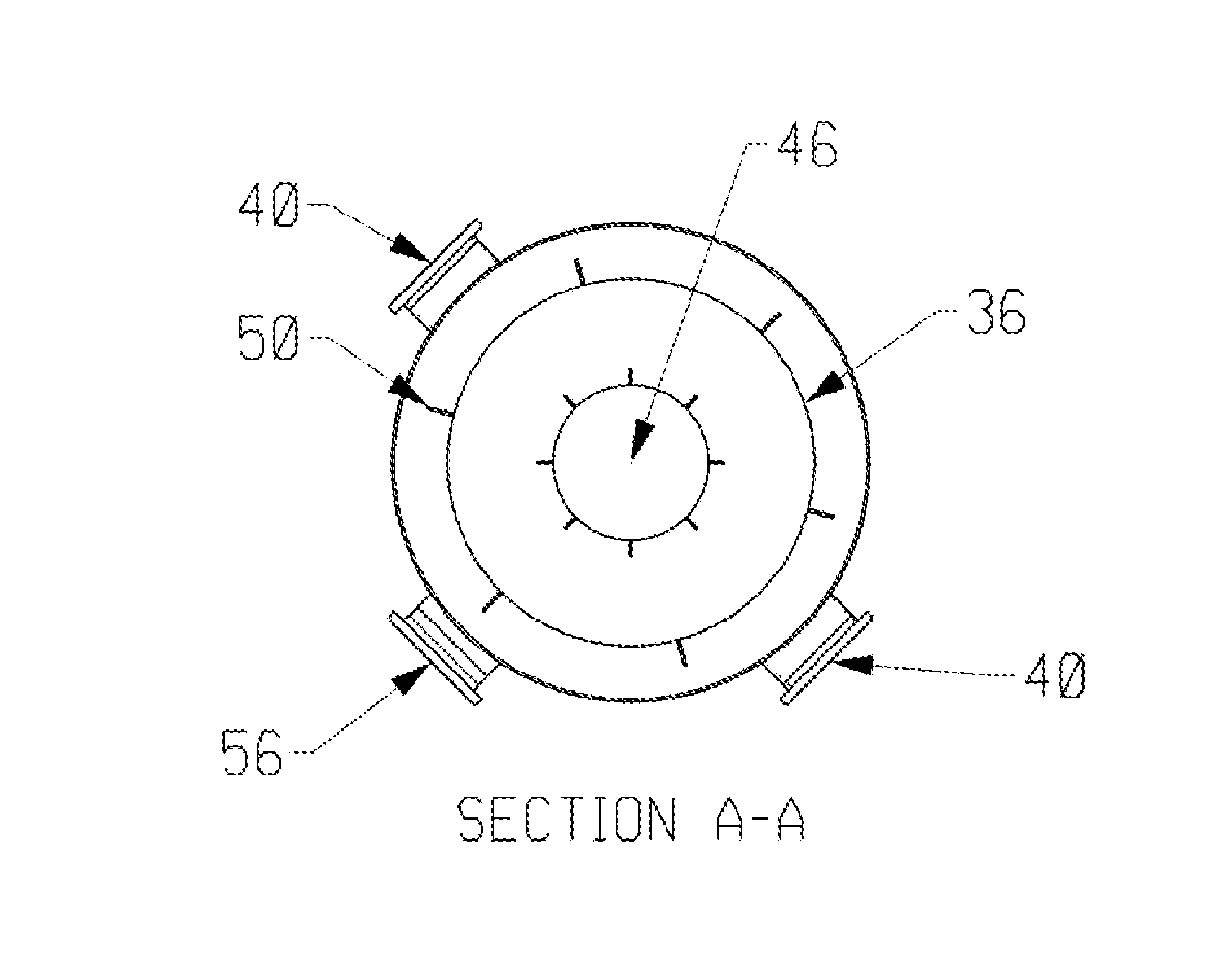 Radial Flow Adsorber 'U' Configuration