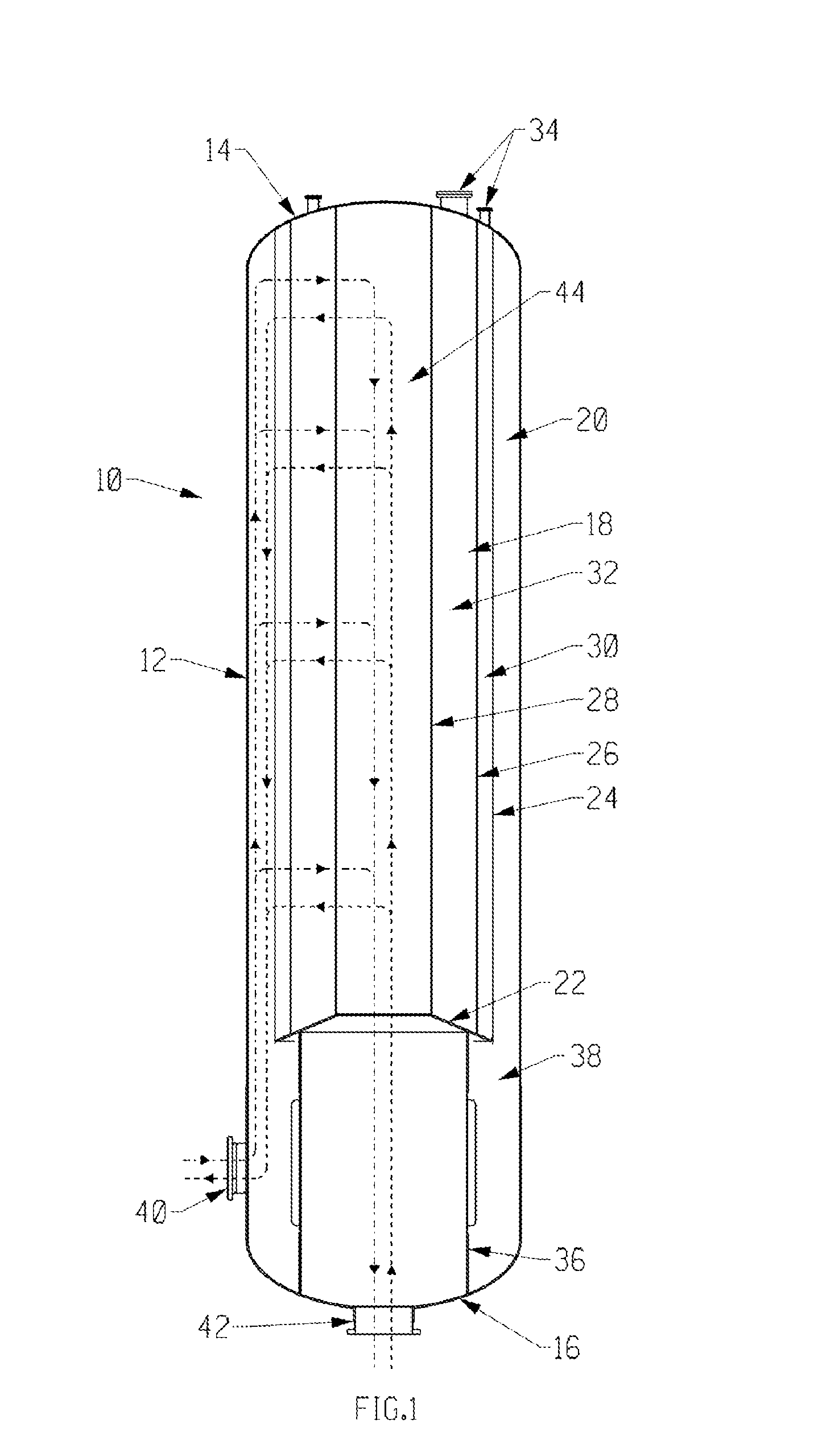 Radial Flow Adsorber 'U' Configuration