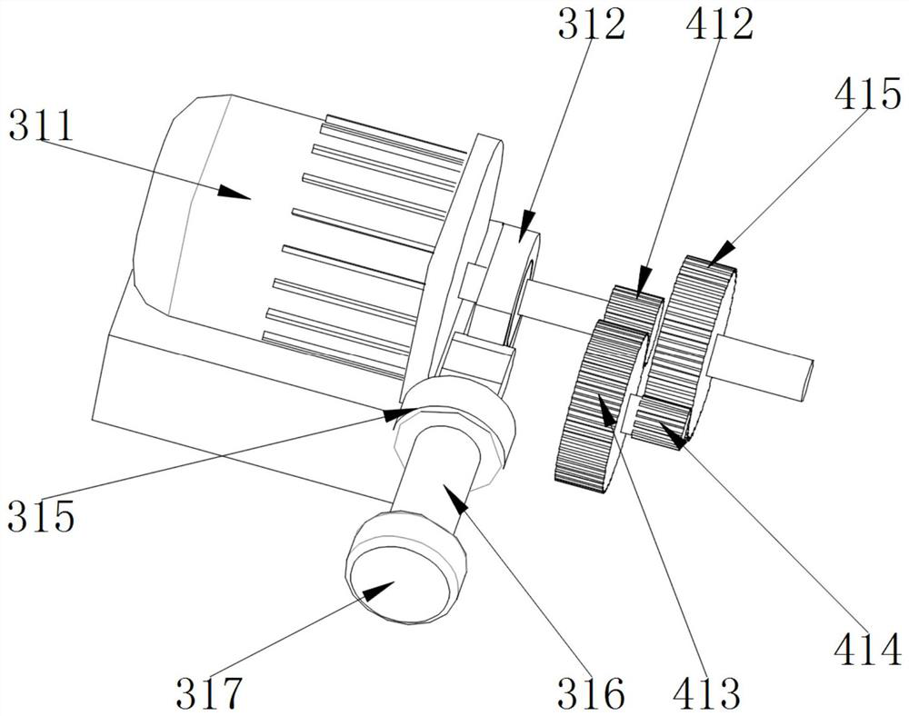 An energy recovery device for a reverse osmosis seawater desalination system