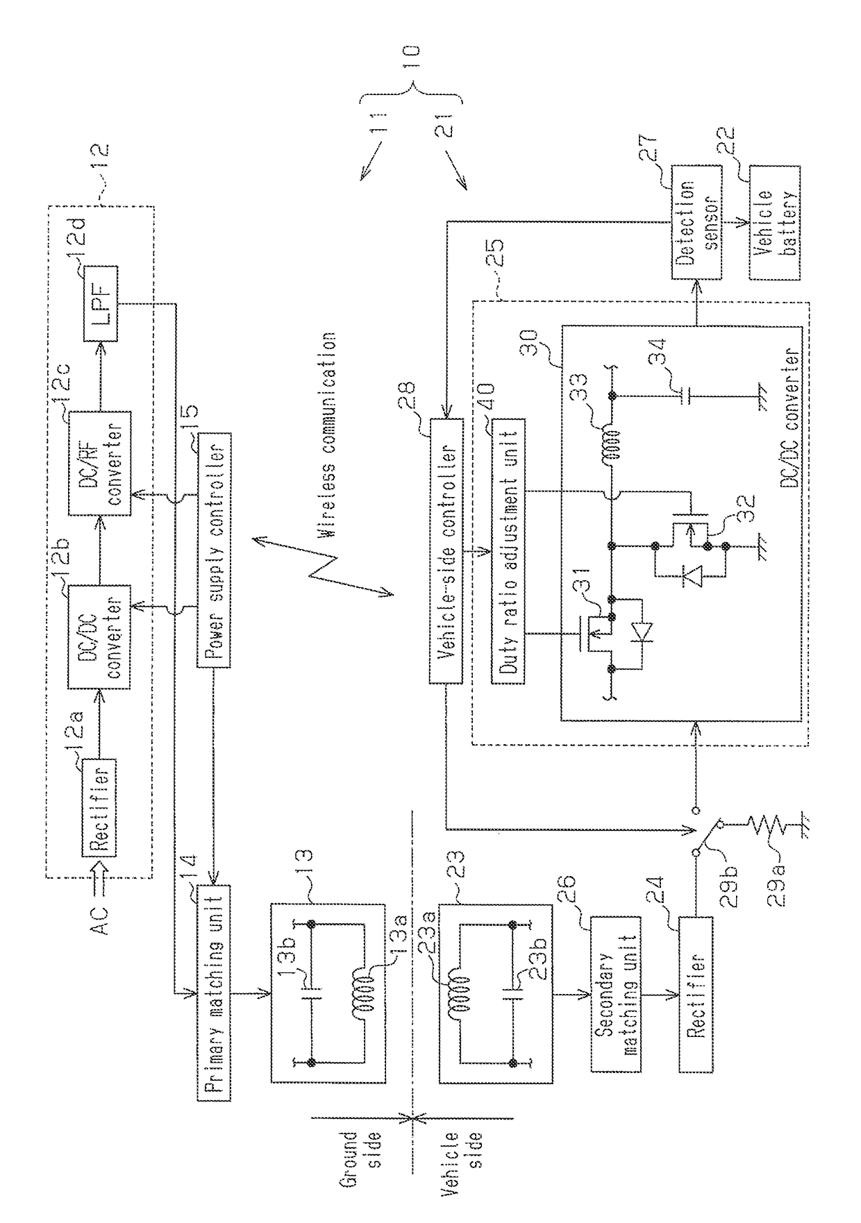 Non-contact power transmission device