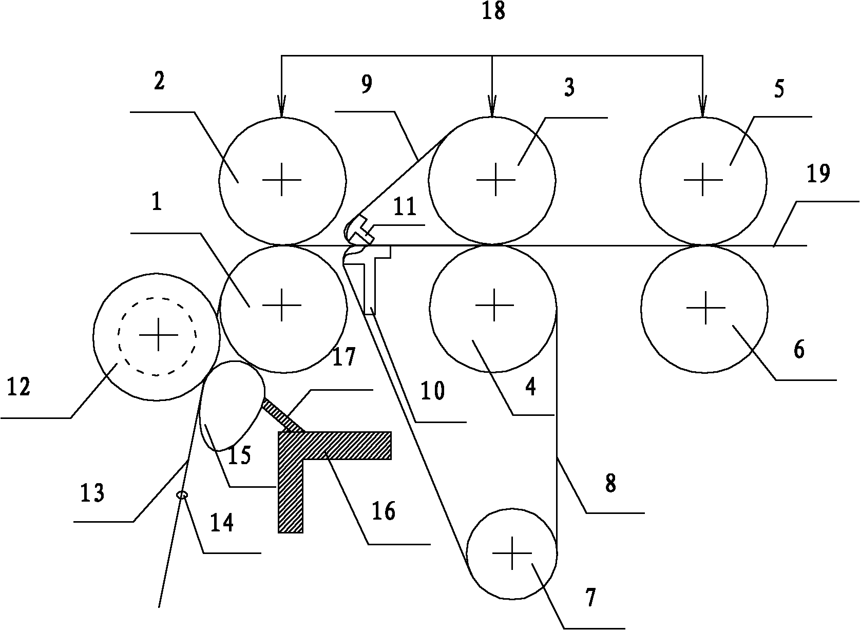 Synchronous humidifying wet spinning device