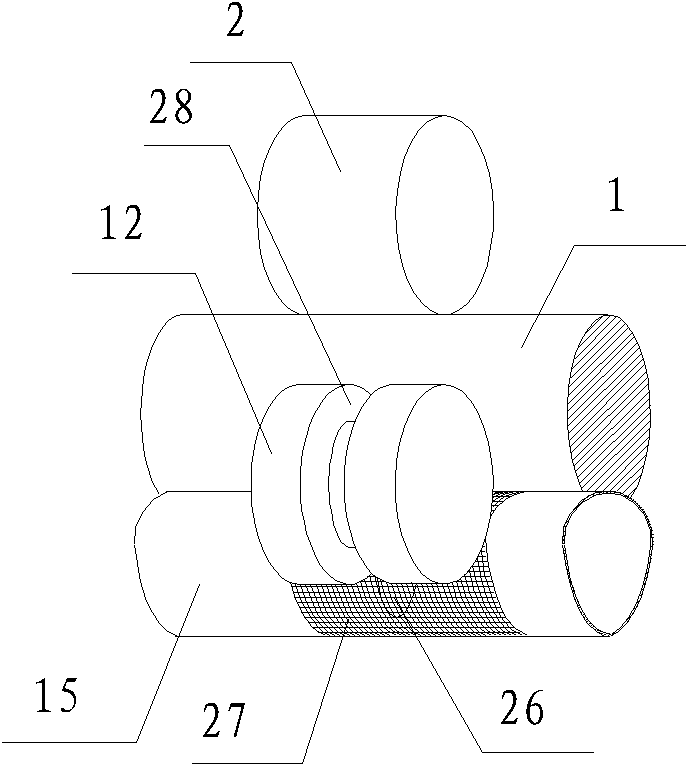 Synchronous humidifying wet spinning device