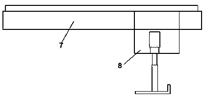 Automatic discharging mechanism for fully-automatic colored tile forming production line