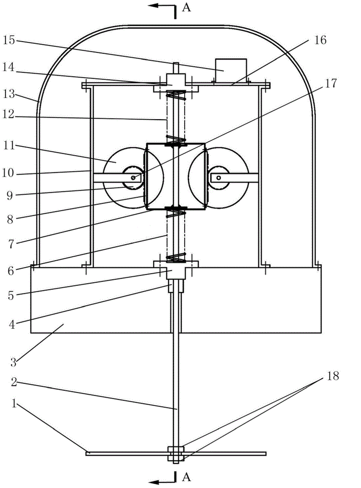 Rotary wave energy piezoelectric power generation apparatus