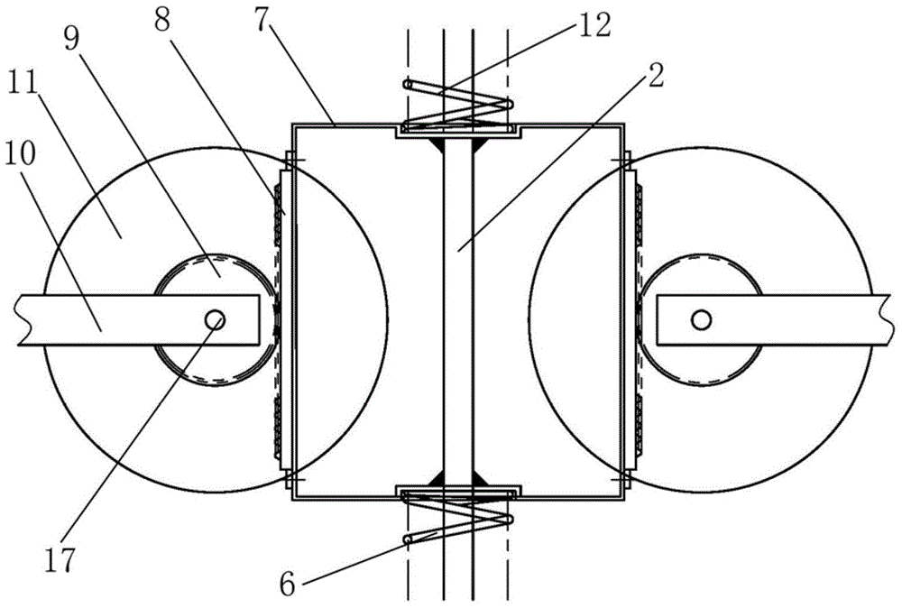 Rotary wave energy piezoelectric power generation apparatus