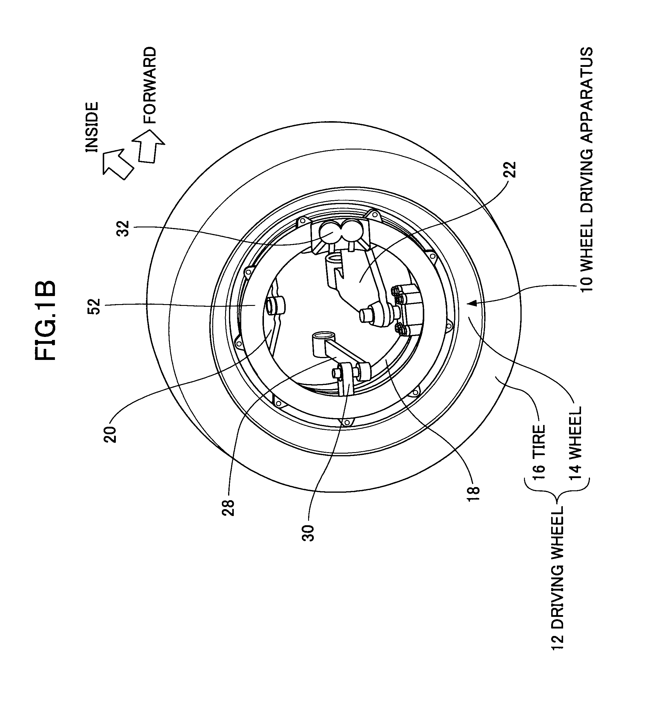 Wheel driving apparatus