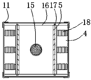 Easy-to-collect electronic component base with stable structure