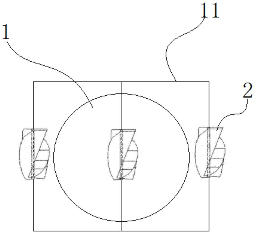 Wind direction balance conversion device of sounding device