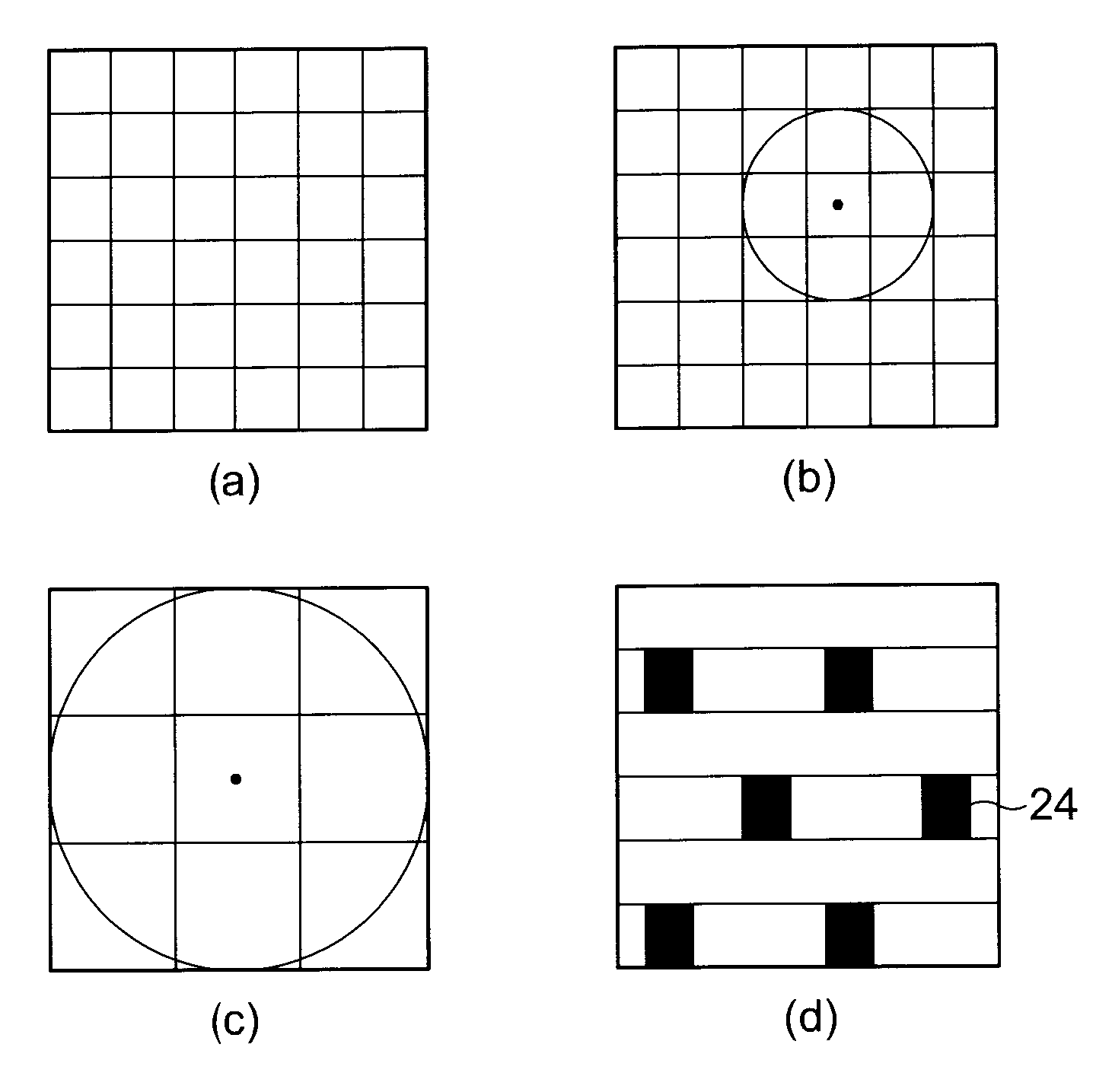 Spatially aware drive strength dependent die size independent combinatorial spare cell insertion manner and related system and method