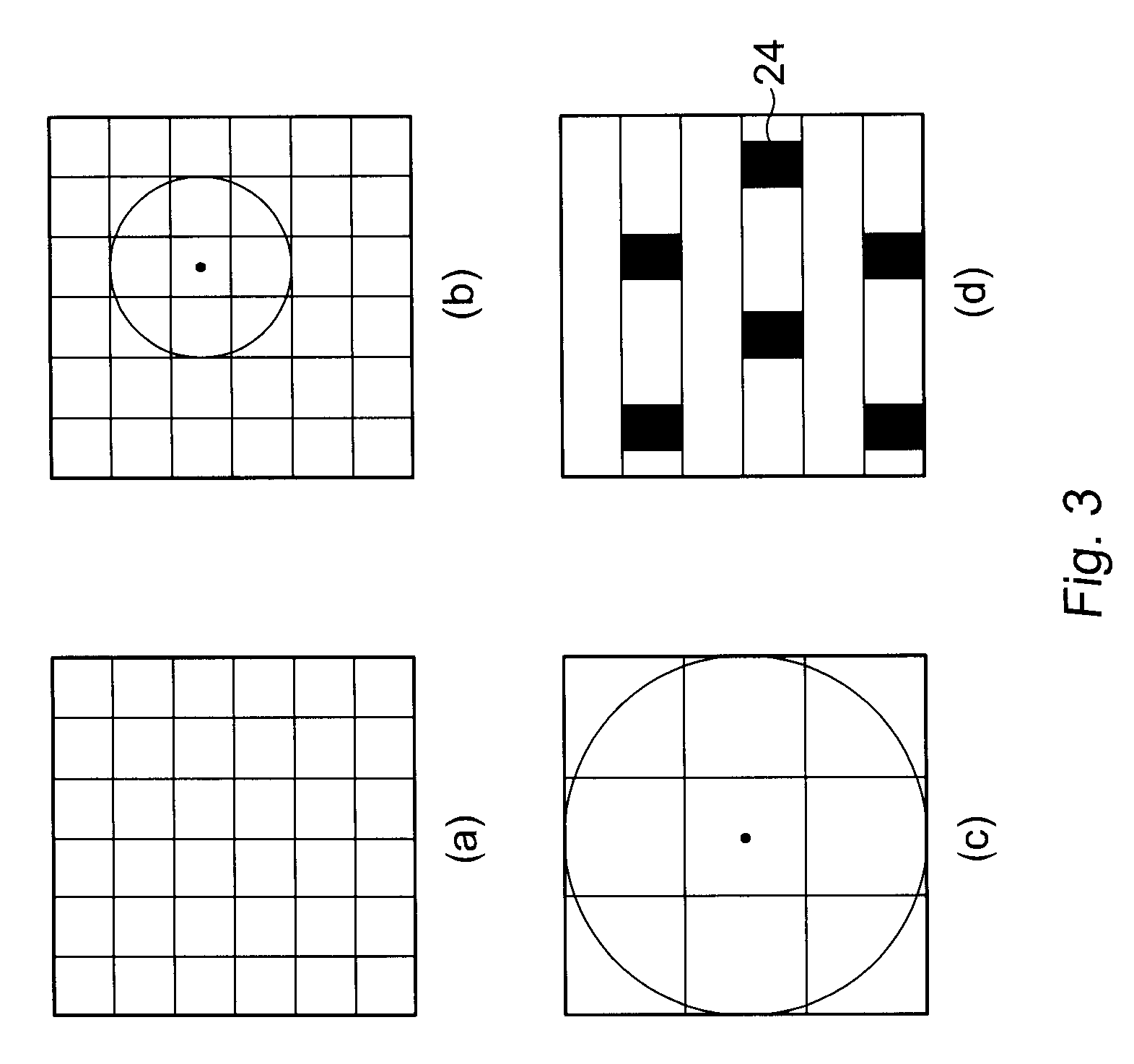 Spatially aware drive strength dependent die size independent combinatorial spare cell insertion manner and related system and method