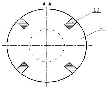 Shrinkage-pipe synthetic-jet valve-less piezoelectric pump