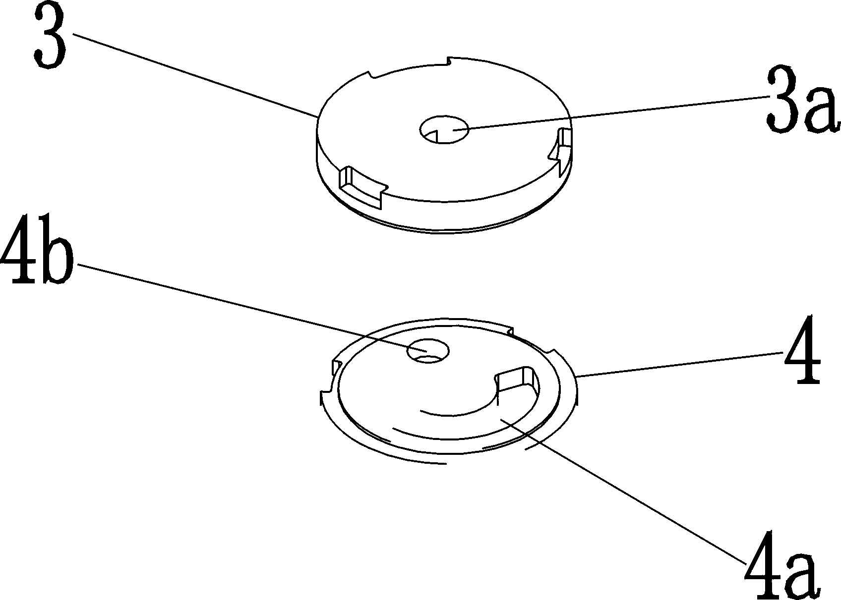 Ceramic valve plate for water outlet control