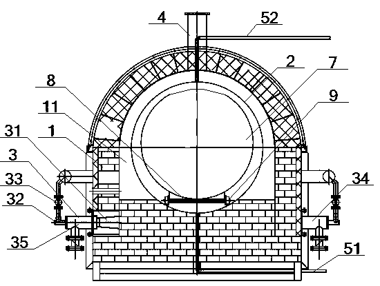 Efficient selectable pyrolysis system and using method thereof