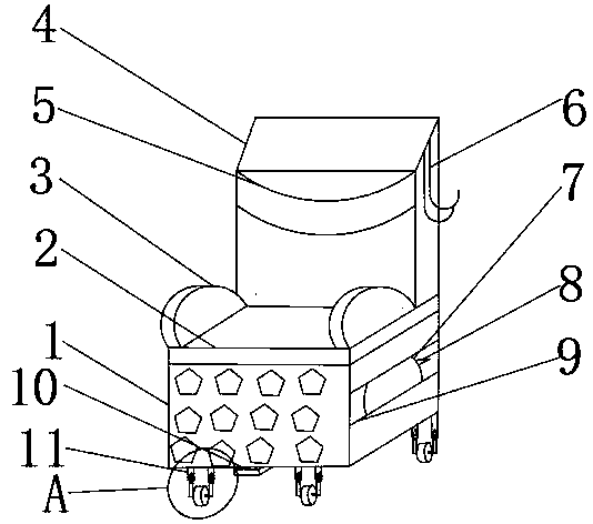 Convenient-to-move sofa provided with inflatable bag