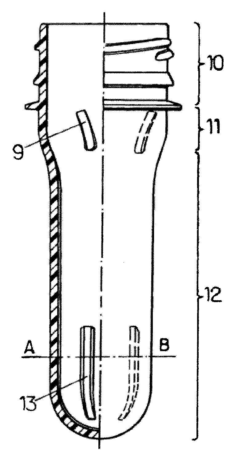 Injection Blow Molding Device for the Manufacture of a Thin-Walled Part and Process